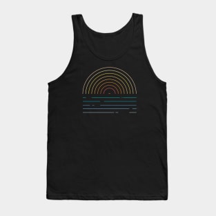 Sunset Vinyl Colors Tank Top